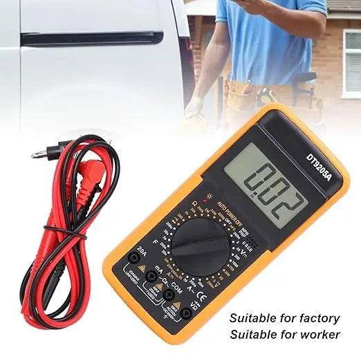Digitale multimeter - DT9205A - LCD display