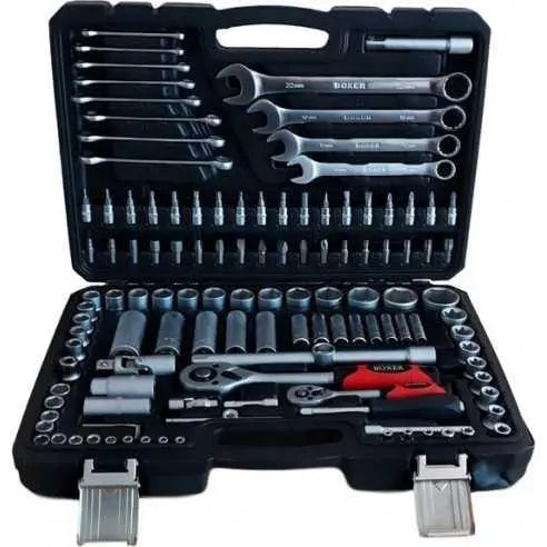 Boxer Gereedschapskoffer - 121 delig - Chroom Vanadium Staal