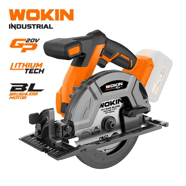 WOKIN 20V LI-ION BORSTELLOZE ACCU CIRKELZAAG (INDUSTRIEEL) Top-Tools.nl