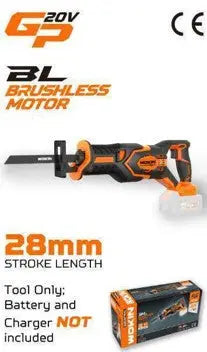 Wokin Li-ion accu reciprozaag 20 volt Industrieel Top-Tools.nl