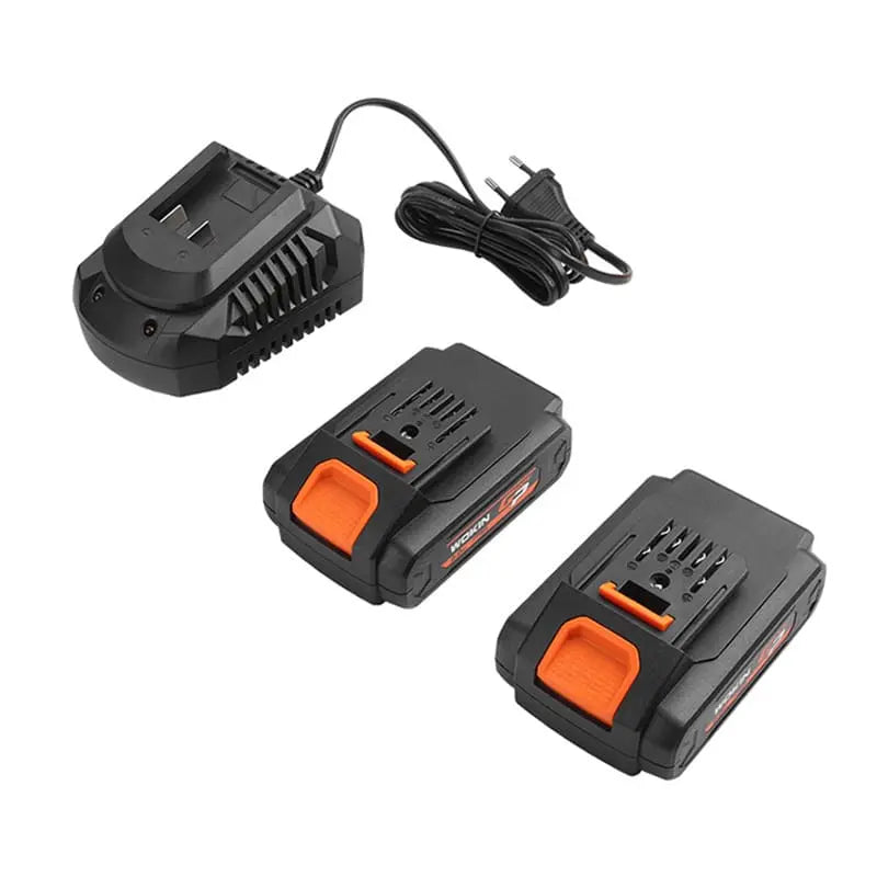 Wokin Slagmoersleutel Li-ion accu 20V koolborstelloos met 2 accu's een lader en een gereedschapstas Top-Tools.nl