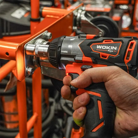 Wokin Slagmoersleutel Li-ion accu 20V koolborstelloos met 2 accu's een lader en een gereedschapstas Top-Tools.nl
